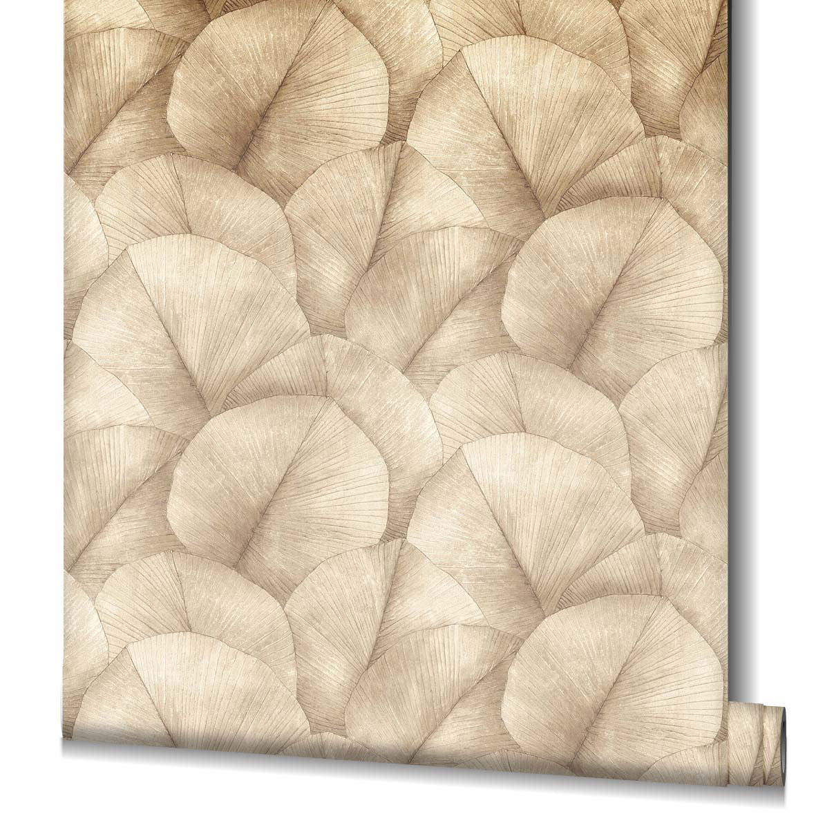 34597 Repeatable Palm Leaf Mural Kumano Wallpaper By Galerie