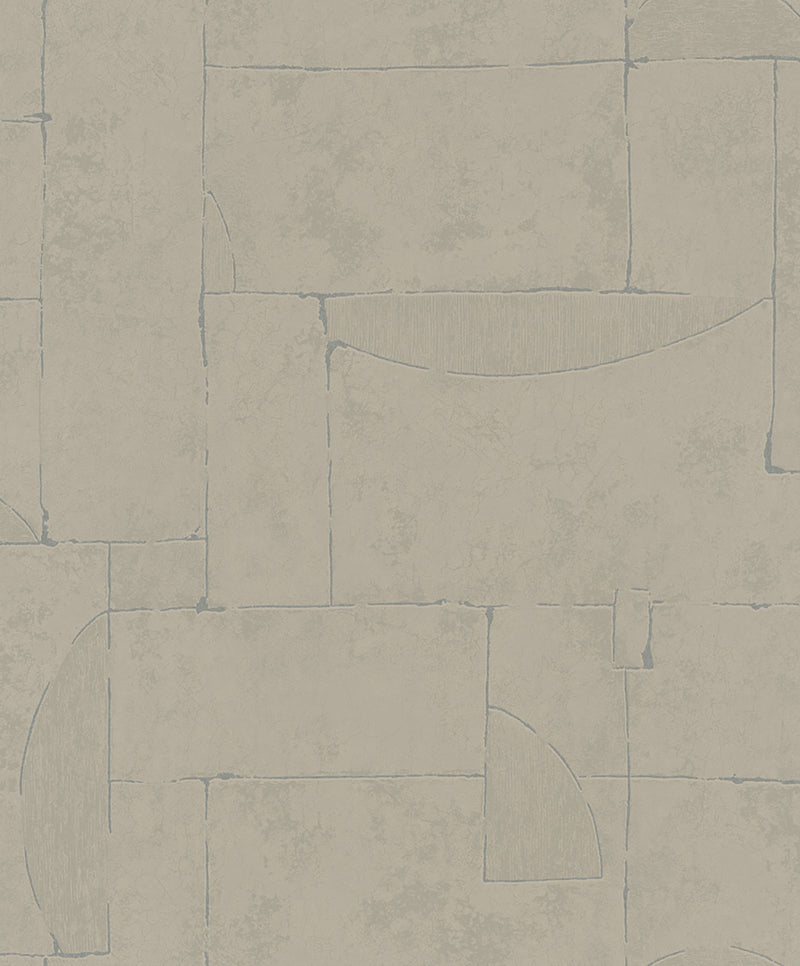 34601 Wallpaper 001 Beige & Brown Wallpaper by Galerie