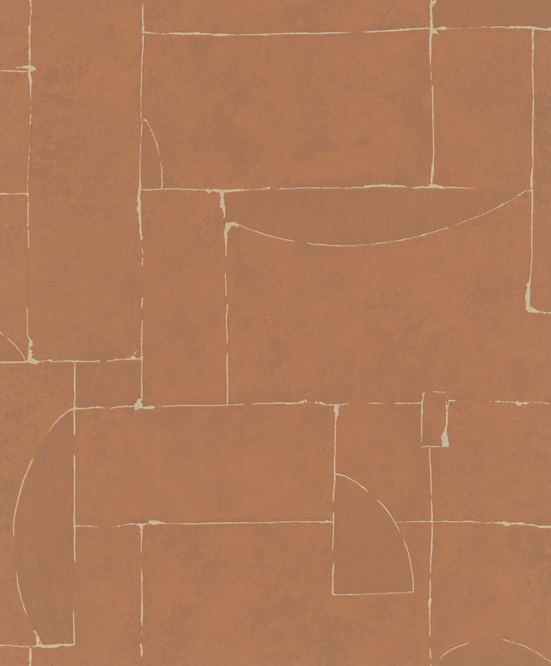 34605 Wallpaper 001 Red & Orange Wallpaper by Galerie