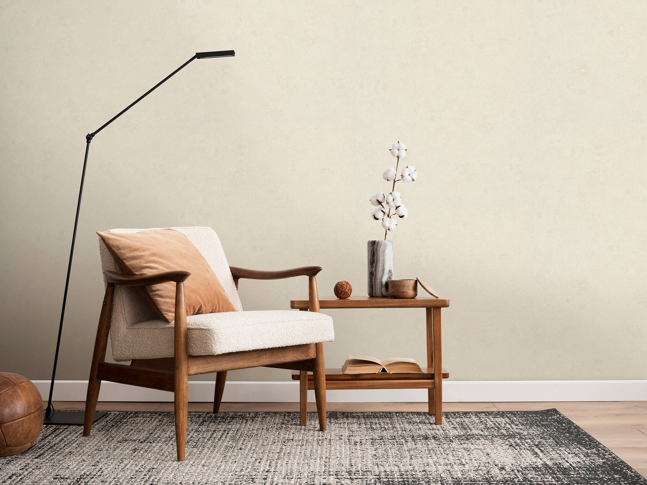 34609 Wallpaper 002 Grey & White Wallpaper by Galerie