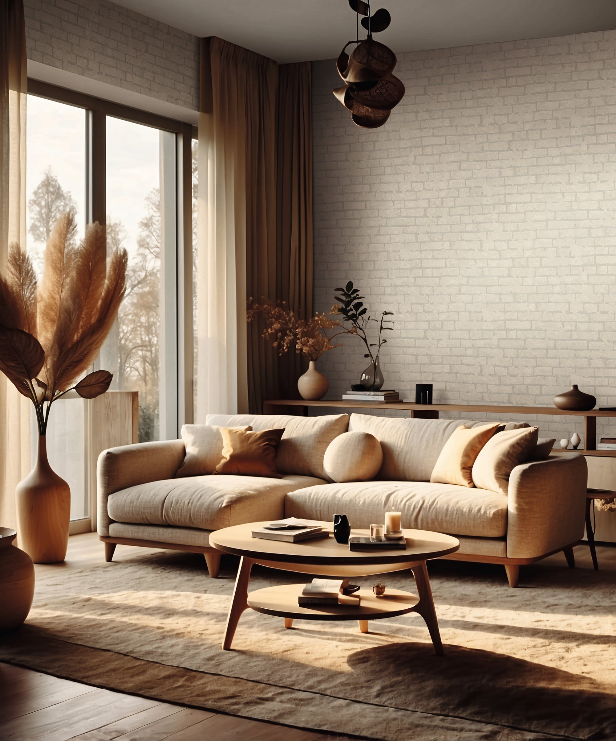 34611 Wallpaper 003 Beige Wallpaper by Galerie