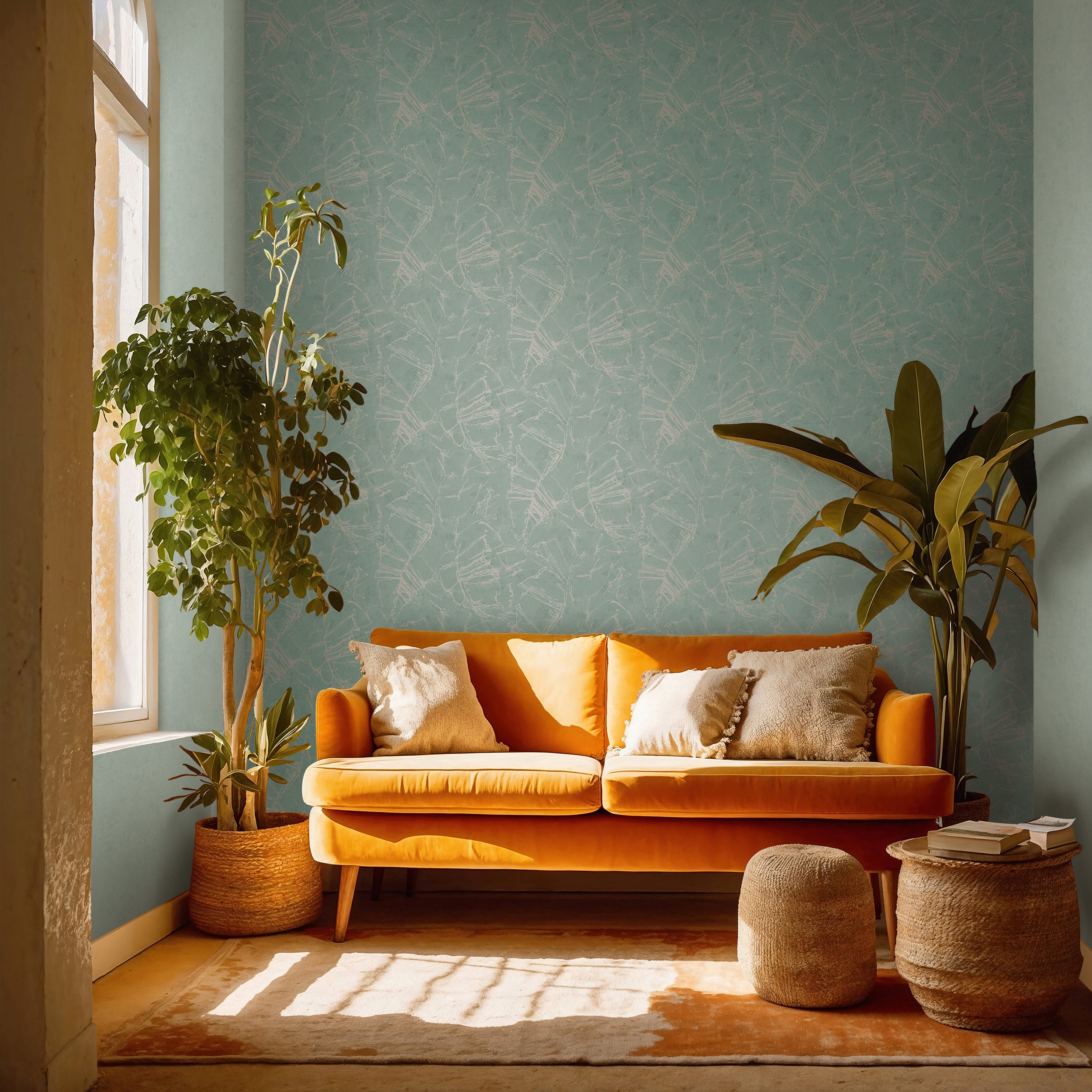 34617 Wallpaper 004 Green Wallpaper by Galerie