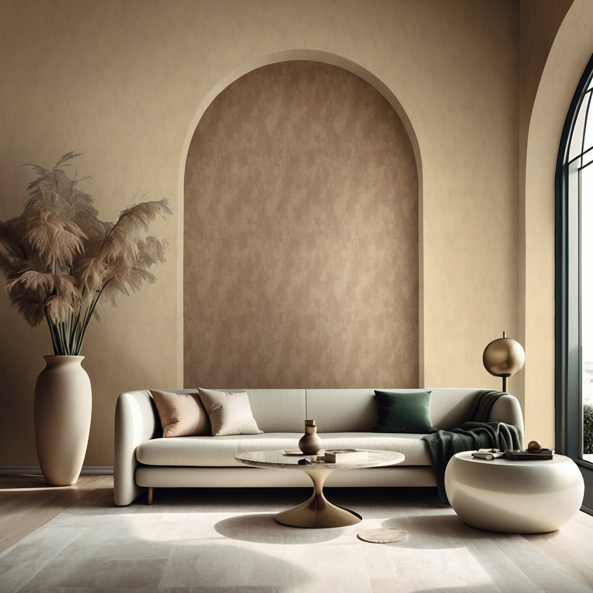 Wallpaper 005 Beige Terra Wallpaper by Galerie