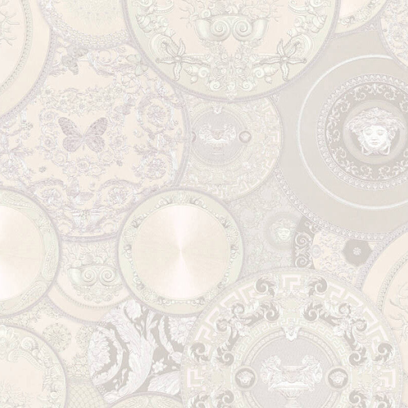 34901-4 Versace 3 Les Etoiles de la Mer Decorative Plates Wallpaper By A S Creation