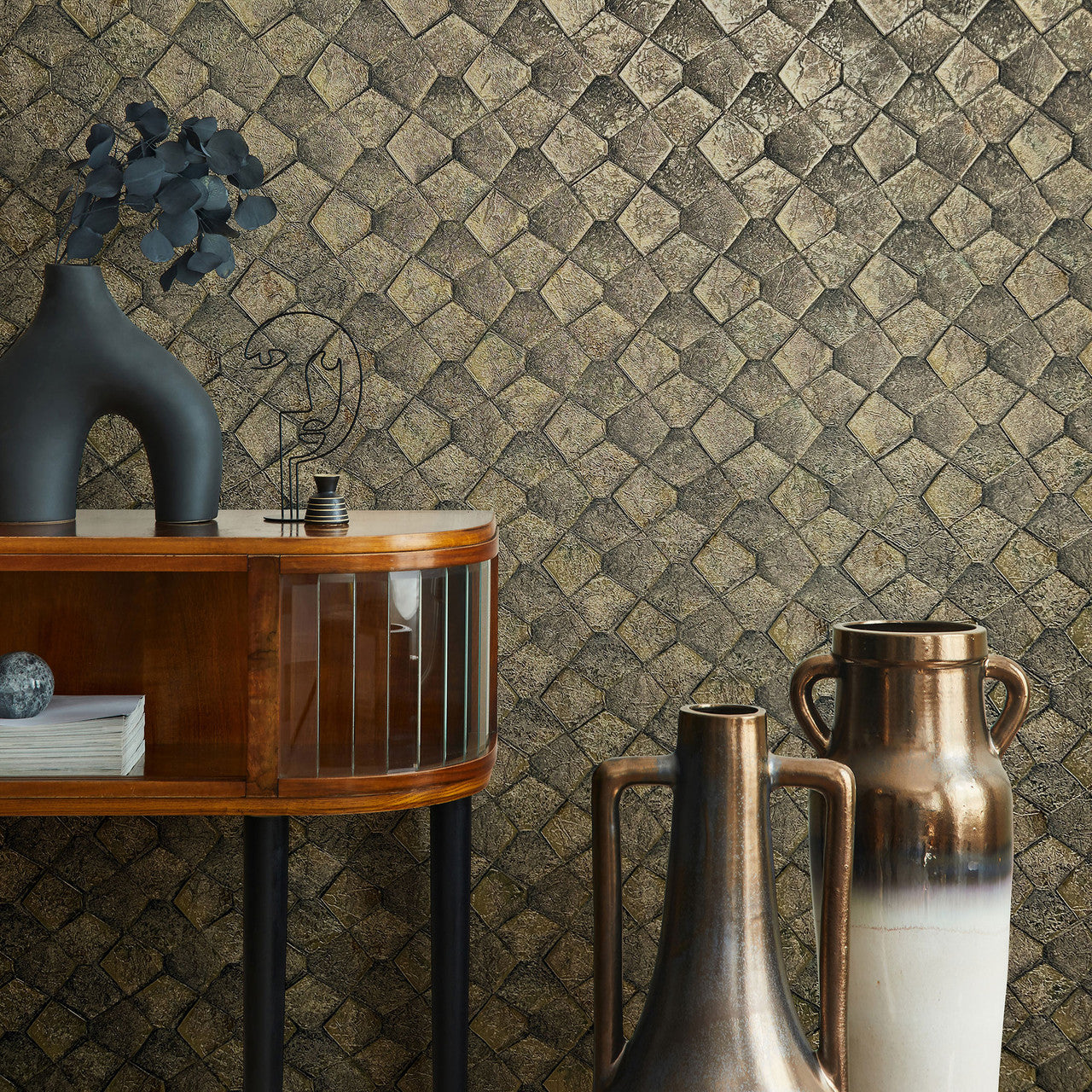 34909 Eclectic Wallpaper By Galerie