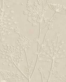 350512 Silhouette Flowers Beige/Sand Wallpaper by Eijffinger
