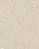 Silhouette Flowers Beige/Sand Riviera Maison Wallpaper by Eijffinger