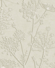 350514 Silhouette Flowers Green Wallpaper by Eijffinger