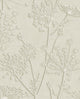 Silhouette Flowers Green Riviera Maison Wallpaper by Eijffinger
