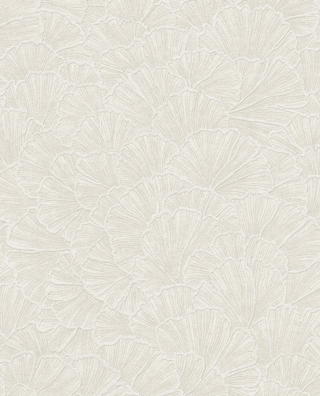 350520 Ginkgo White/Cream Wallpaper by Eijffinger