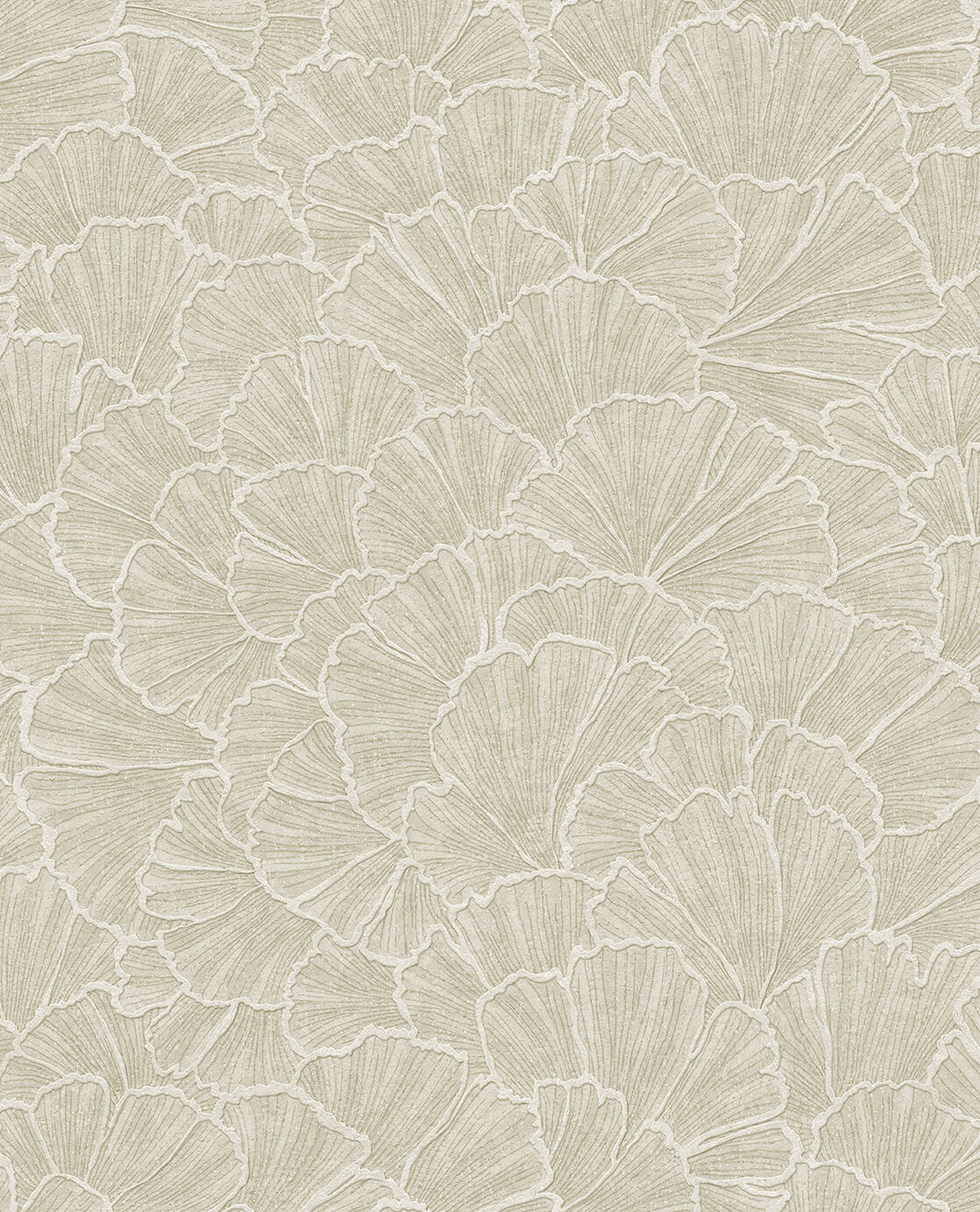 350521 Ginkgo Beige/Sand Wallpaper by Eijffinger