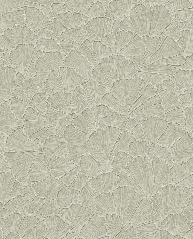 350523 Ginkgo Green Wallpaper by Eijffinger