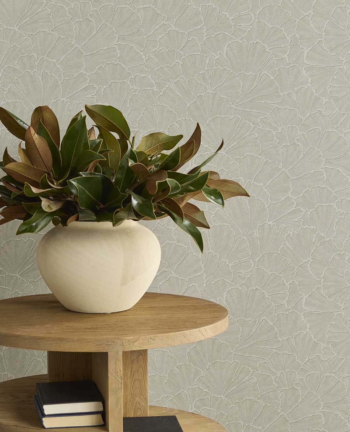 350523 Ginkgo Green Wallpaper by Eijffinger