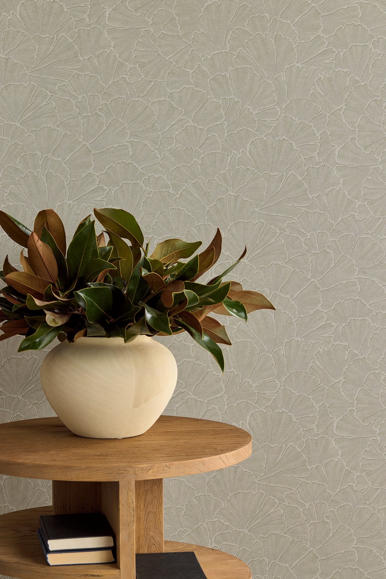 350523 Ginkgo Green Wallpaper by Eijffinger