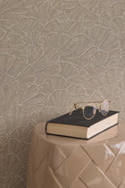 350524 Ginkgo Natural Wallpaper by Eijffinger
