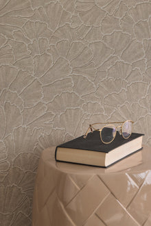 350524 Ginkgo Natural Wallpaper by Eijffinger