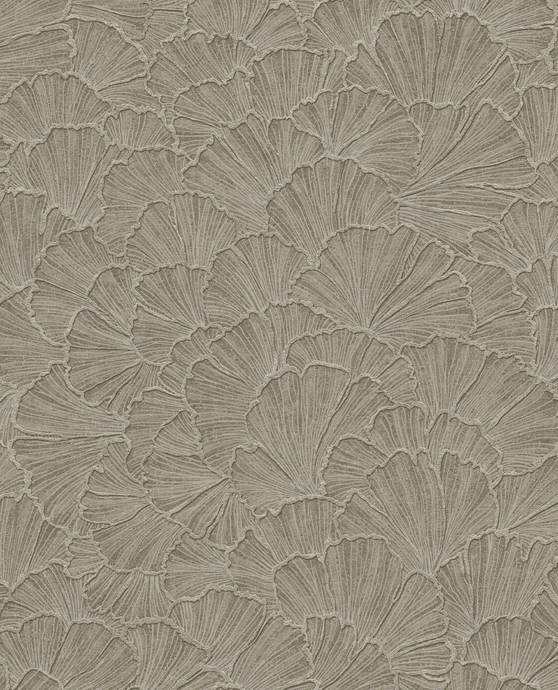 350525 Ginkgo Brown/Taupe Wallpaper by Eijffinger