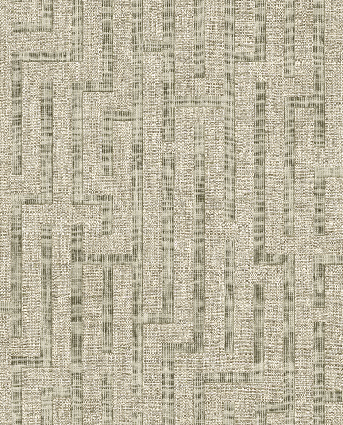 350532 Linen Trellis Green Wallpaper by Eijffinger