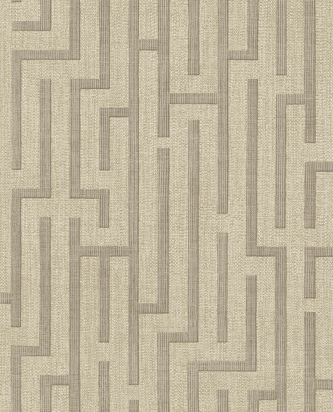350533 Linen Trellis Beige/Taupe Wallpaper by Eijffinger