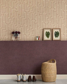 350593 Rustic Plain Purple Wallpaper by Eijffinger