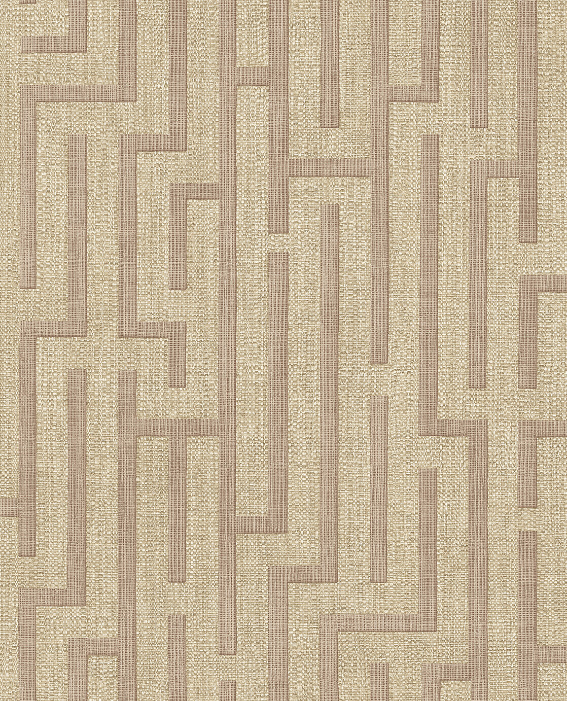 350534 Linen Trellis Pink/Terracotta Wallpaper by Eijffinger