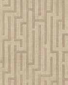 350534 Linen Trellis Pink/Terracotta Wallpaper by Eijffinger