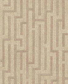 350534 Linen Trellis Pink/Terracotta Wallpaper by Eijffinger