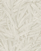 350540 Structured Leaves White/Cream Wallpaper by Eijffinger