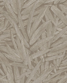 350542 Structured Leaves Brown/Taupe Wallpaper by Eijffinger