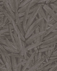 350544 Structured Leaves Brown Wallpaper by Eijffinger