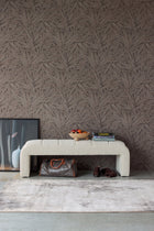 350544 Structured Leaves Brown Wallpaper by Eijffinger
