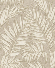 350553 Stringed Leaves Beige/Sand Wallpaper by Eijffinger