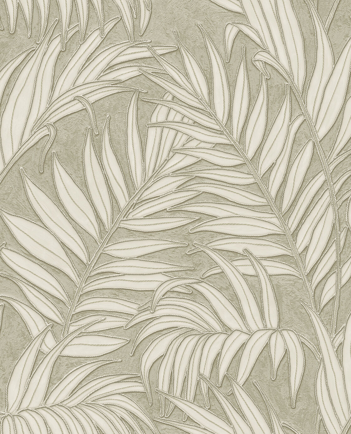 350555 Stringed Leaves Green Wallpaper by Eijffinger