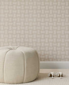 350561 Squares Natural Wallpaper by Eijffinger