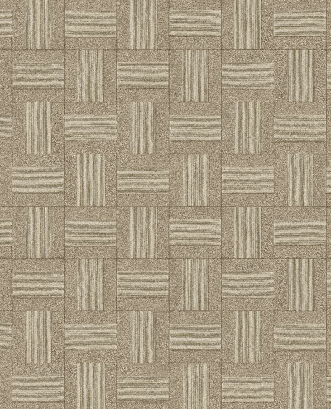 350562 Squares Beige/Sand Wallpaper by Eijffinger