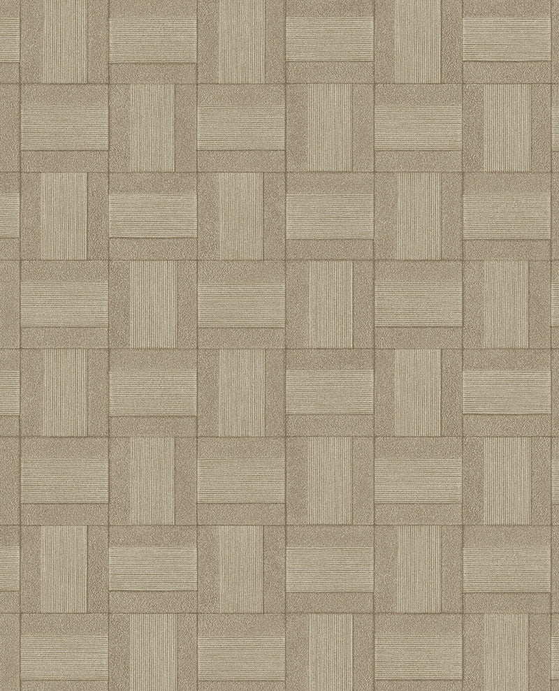 350562 Squares Beige/Sand Wallpaper by Eijffinger