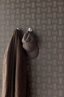 350566 Squares Brown/Taupe Wallpaper by Eijffinger
