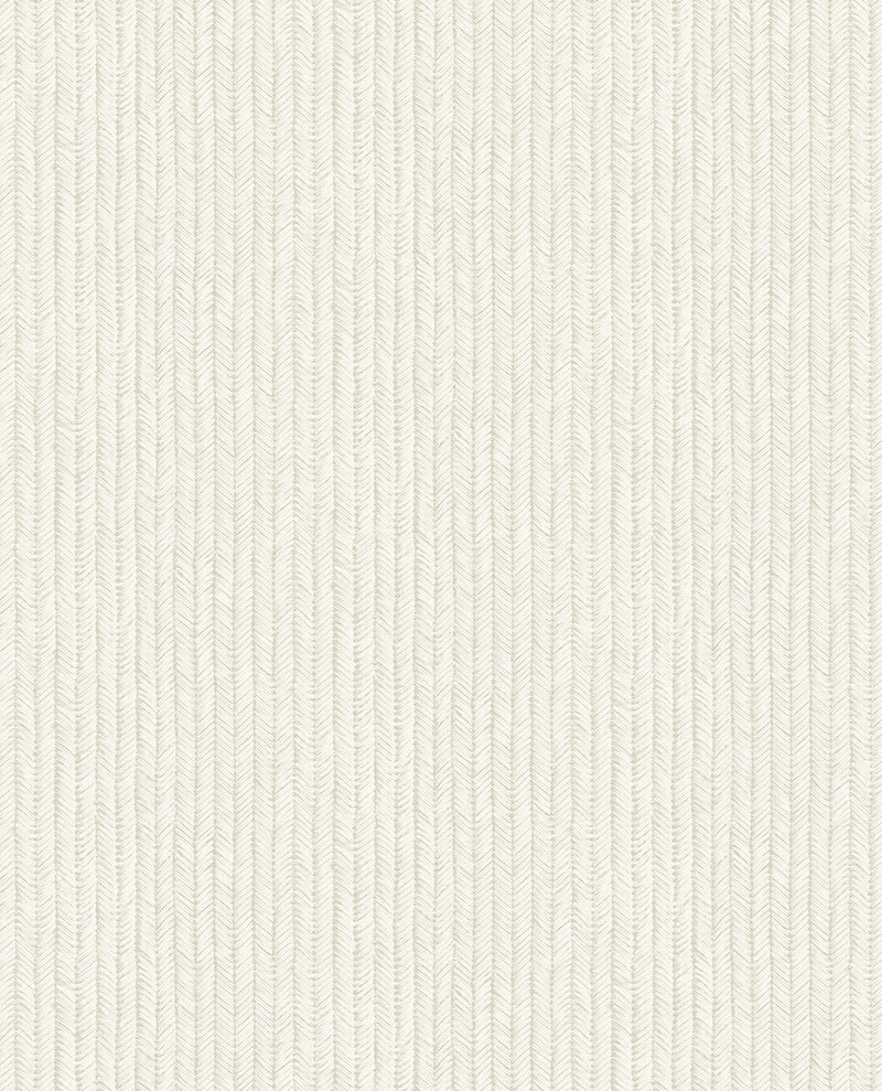 350570 Corduroy Rib White/Cream Wallpaper by Eijffinger
