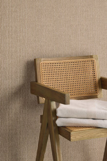 350573 Corduroy Rib Sand Wallpaper by Eijffinger
