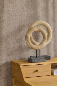 350575 Corduroy Rib Brown/Taupe Wallpaper by Eijffinger