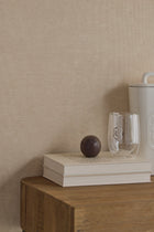 350586 Belgian Linen Brown/Taupe Wallpaper by Eijffinger