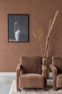 350592 Rustic Plain Orange/Terracotta Wallpaper by Eijffinger