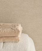 350594 Rustic Plain Beige/Sand Wallpaper by Eijffinger