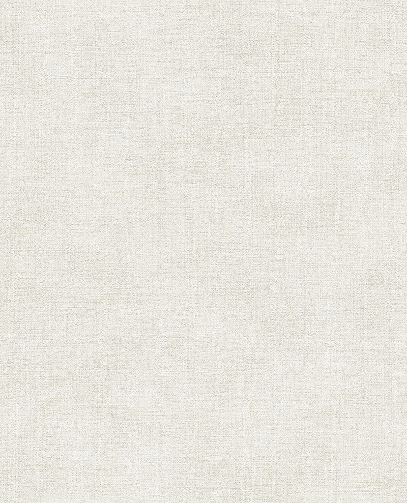 350595 Rustic Plain White/Cream Wallpaper by Eijffinger