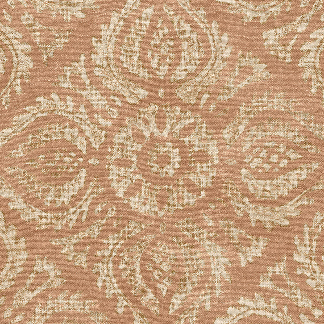 350622 Ornaments Terracotta Amber Wallpaper by Eijffinger