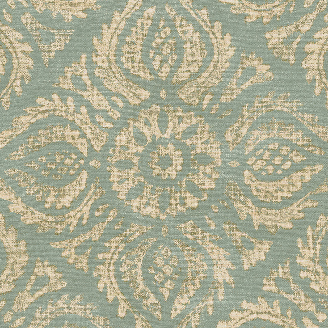 350625 Ornaments Blue Amber Wallpaper by Eijffinger