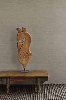 350635 Plain Silk Walnut Amber Wallpaper by Eijffinger