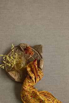 350635 Plain Silk Walnut Amber Wallpaper by Eijffinger