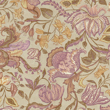 350644 Jacobean Violet Amber Wallpaper by Eijffinger