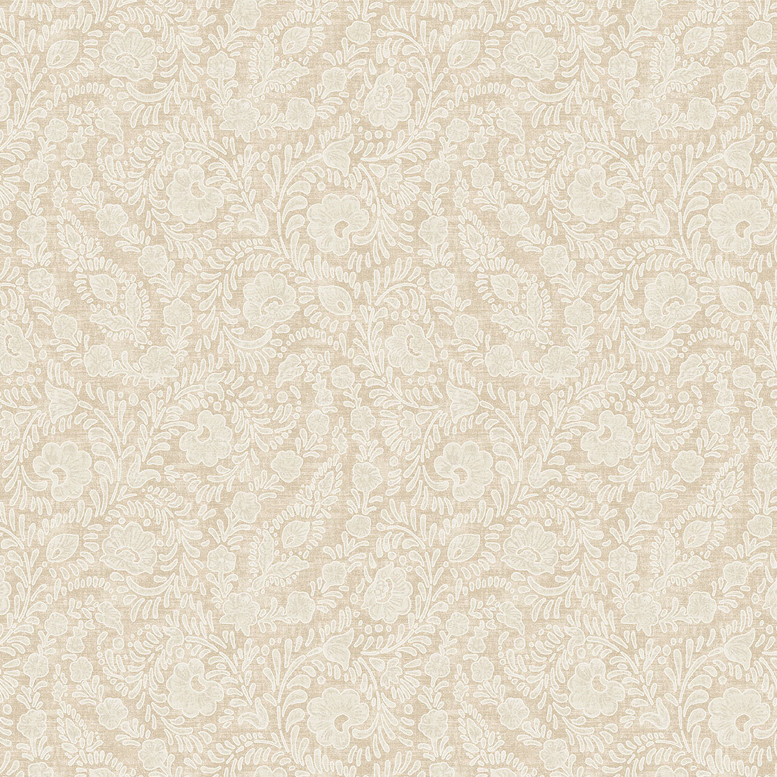 350650 Paisley Patches Beige Amber Wallpaper by Eijffinger